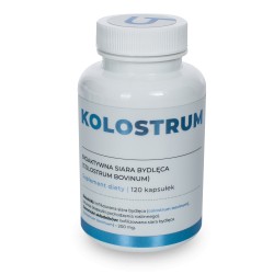 KOLOSTRUM 200mg, 120 kaps - BIOAKTYWNE COLOSTRUM BOVINUM, VISANTO UKRYTE TERAPIE JERZY ZIĘBA