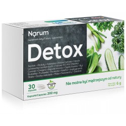 NARUM + DETOX 200 mg, 30 kapsułek. NARINE