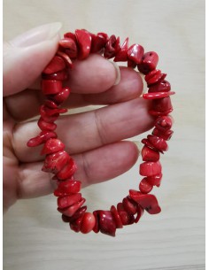 KORAL CZERWONY, BRANSOLETKA SIECZKA