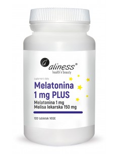 MELATONINA 1 mg PLUS x 100 tabl. Vege. ALINESS