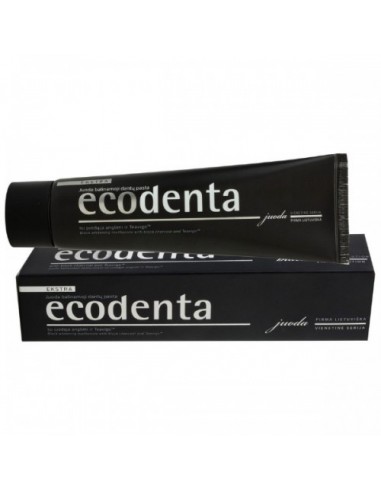 PASTA DO ZĘBÓW 100ml CZARNY WĘGIEL ECODENTA