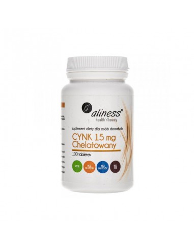 CYNK CHELATOWANY 15mg 100tabl. - ALINESS