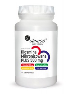 DIOSMINA MIKRONIZOWANA PLUS 500 mg x 100 tab - ALINESS