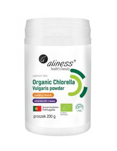 ORGANIC CHLORELLA VULGARIS  proszek 200 g - ALINESS