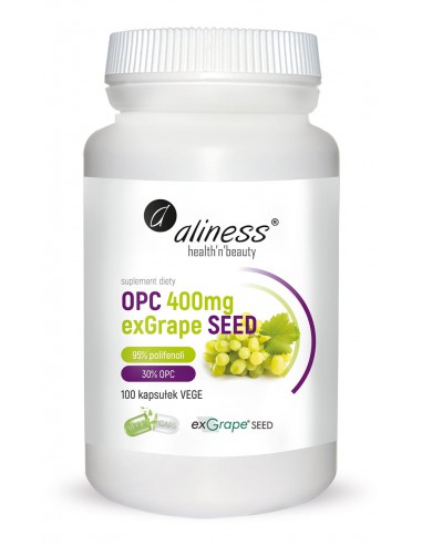 OPC - EKSTRAKT Z PESTEK WINOGRON 400 MG - ALINESS