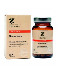 LABO-HEM MOCNA KREW 60 KAPSUŁEK - LABORATORIUM ZIELARZA