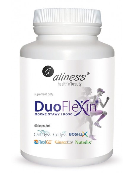 DUOFLEXIN 100% NATURAL - ZDROWE KOŚCI I STAWY 90kaps. - ALINESS