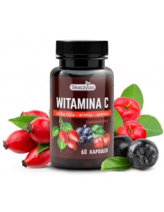 WITAMINA C TRIO ( DZIKA RÓŻA, ARONIA, ACEROLA ) 60 VEGE KAPS.- MAREK SKOCZYLAS