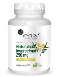 NATURALNA KWERCETYNA 250mg x 100kaps - ALINESS