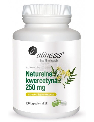 NATURALNA KWERCETYNA 250mg x 100kaps - ALINESS