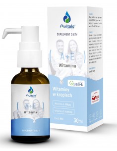 WITAMINA A + E W KROPLACH, QUALI E 30 ml, AVITALE - ALINESS