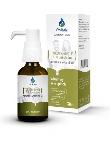 WITAMINA E - TOKOTRIENOLE FULL SPECTRUM 30ml, AVITALE - ALINESS