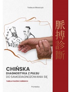 CHIŃSKA DIAGNOSTYKA Z PULSU DO SAMODIAGNOZOWANIA SIĘ. TABELA PULSÓW CHIŃSKICH. DR TADEUSZ BŁASZCZYK - PROHERBA