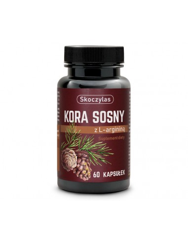 KORA SOSNY Z ARGININĄ 60 KAPS. - MAREK SKOCZYLAS