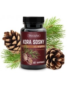 KORA SOSNY Z ARGININĄ 60 KAPS. - MAREK SKOCZYLAS