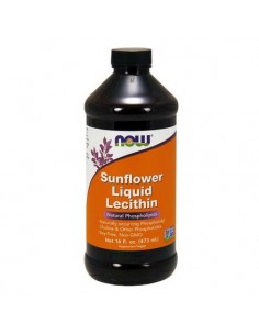 LECYTYNA SŁONECZNIKOWA (SUNFLOWER LECITHIN) 473ML- NOW FOODS